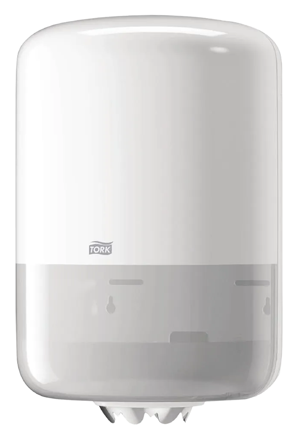 Tork Y044 Centrefeed Roll Dispenser White banner