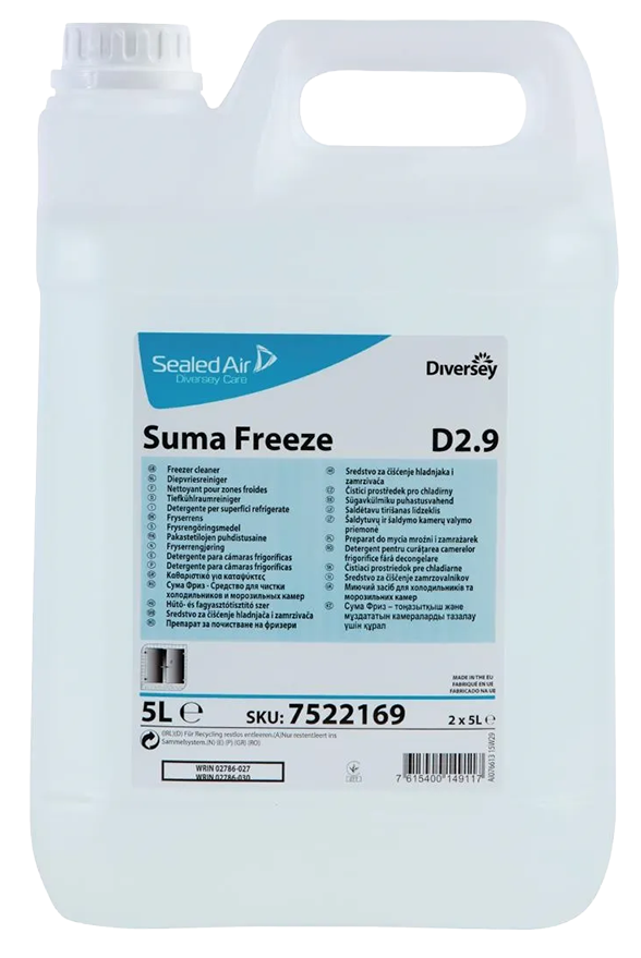 Diversey Suma D2.9 CX846 Freezer Cleaner Ready To Use 5 Ltr banner