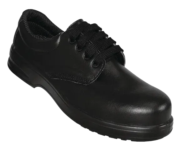 Slipbuster Footwear A844-38 Safety Lace Up Shoes Black Size 5 banner