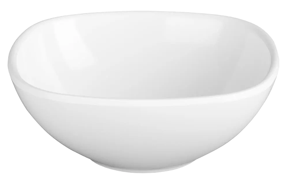 Olympia Kristallon CD298 Melamine Rounded Square Bowls 275ml (Pack of 6) banner