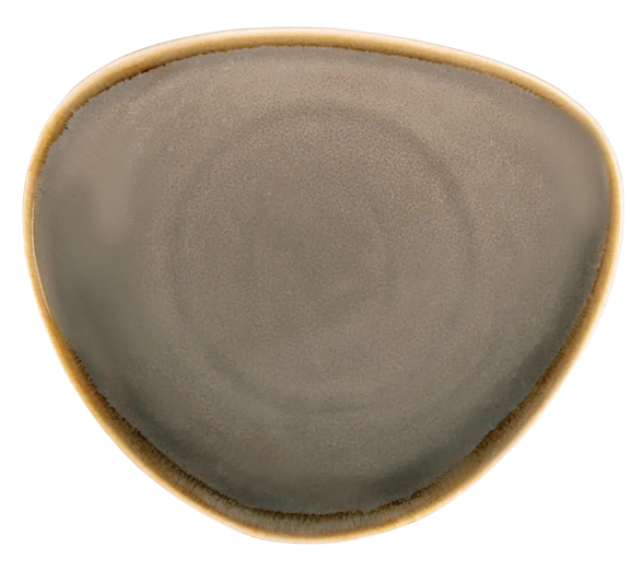 Olympia Kiln HC383 Triangular Side Plate Smoke 165mm (Pack of 6) banner
