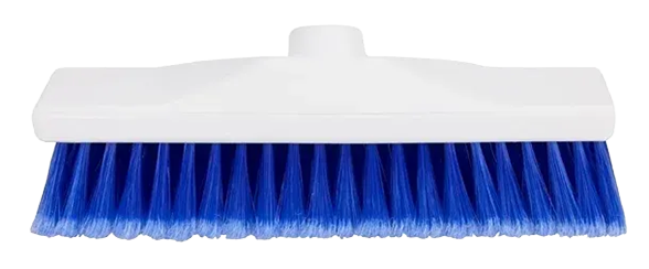 Jantex JB581 Soft Hygiene Broom Head Blue 12" banner