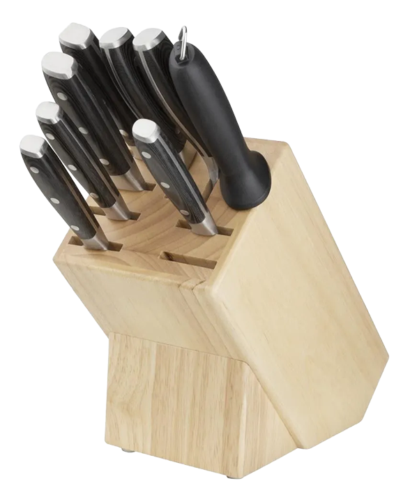 Vogue D738 Wooden Knife Block 9 Slots banner