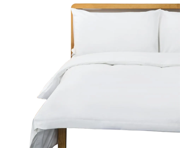 Mitre Essentials Spectrum HB505 Small Double Polycotton Bedding Set White banner