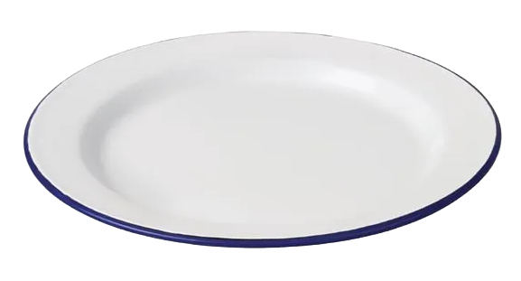 Olympia Enamel DC388 Dinner Plates 300mm (Pack of 6) banner