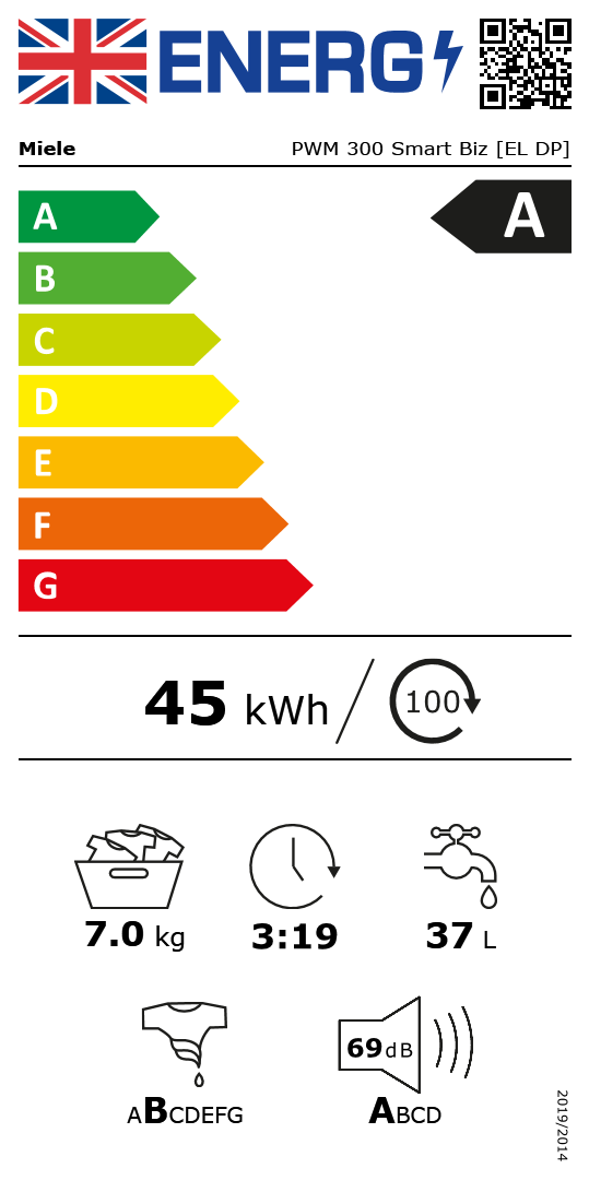SmartBiz FB488 7kg Washing Machine with Drain Pump 2.5kW Energy Rating