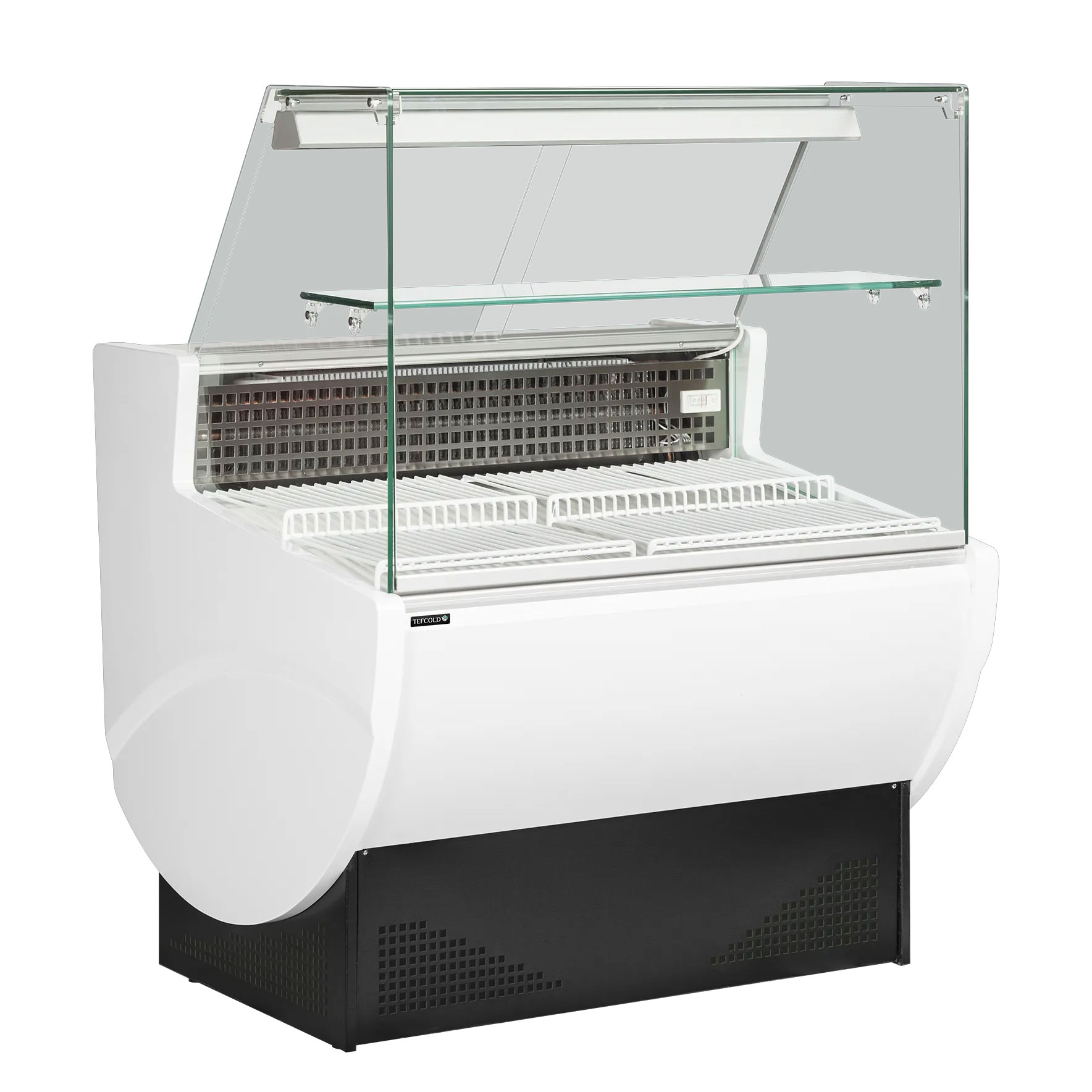 TAVIRA II 200F 1980mm Wide Flat Glass Serve Over Counter Display Fridge Energy Rating