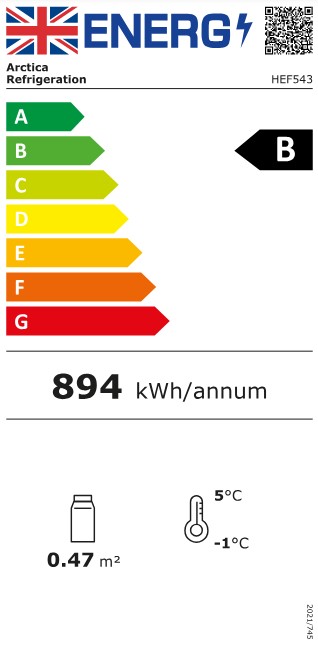 HEF965 5 x 1/4GN Refrigerated Countertop Food Prep Display Topping Unit Energy Rating