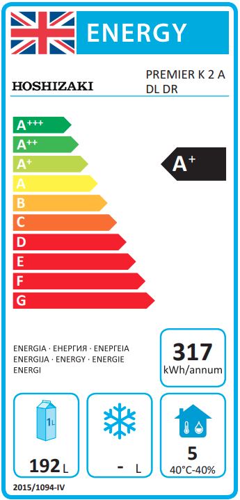 EL21LT 226 Ltr White Low Temperature Chest Freezer Energy Rating