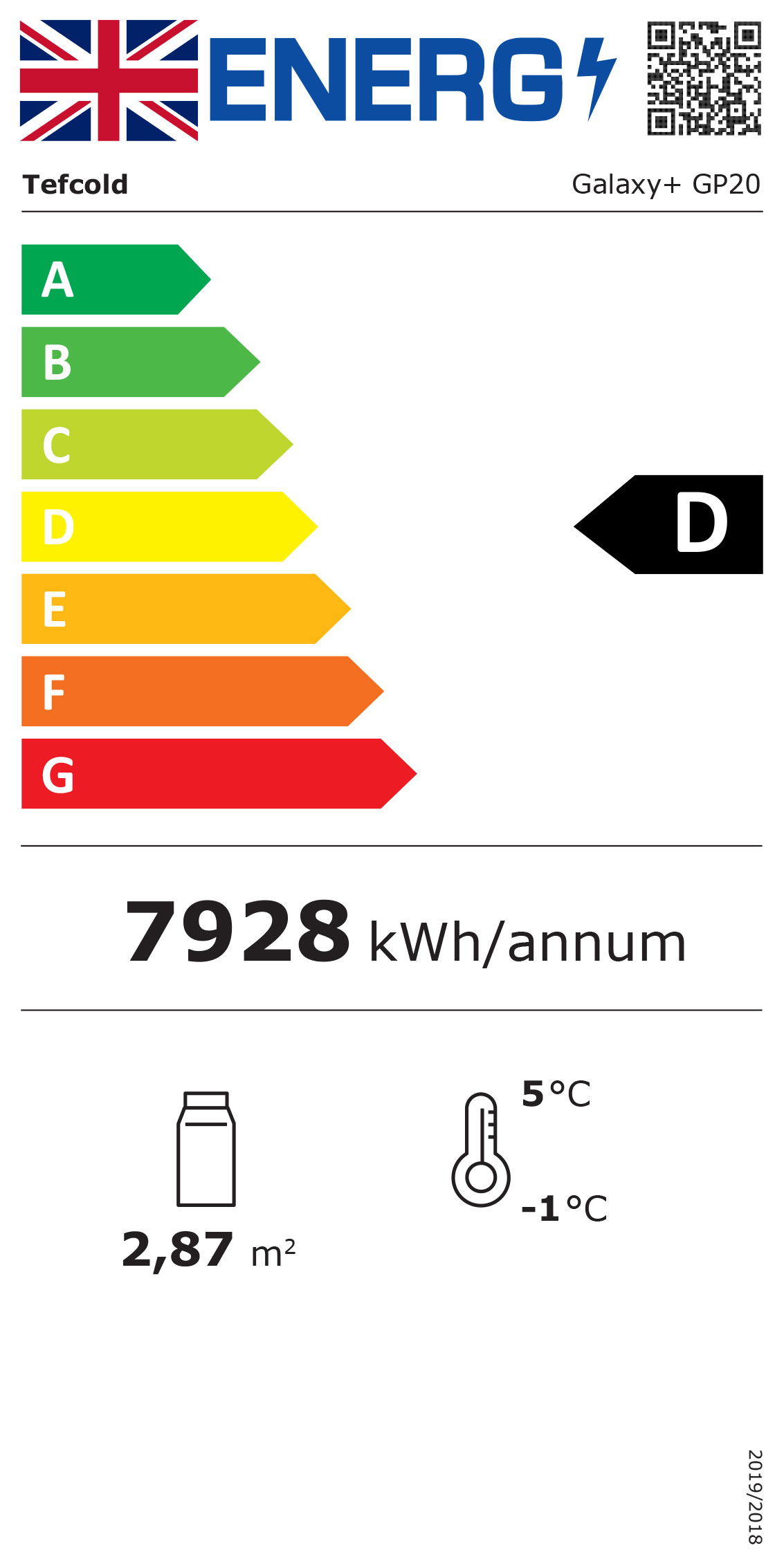 GALAXY+ GP20 BLACK 1955mm Wide Black Multideck Display Fridge Energy Rating