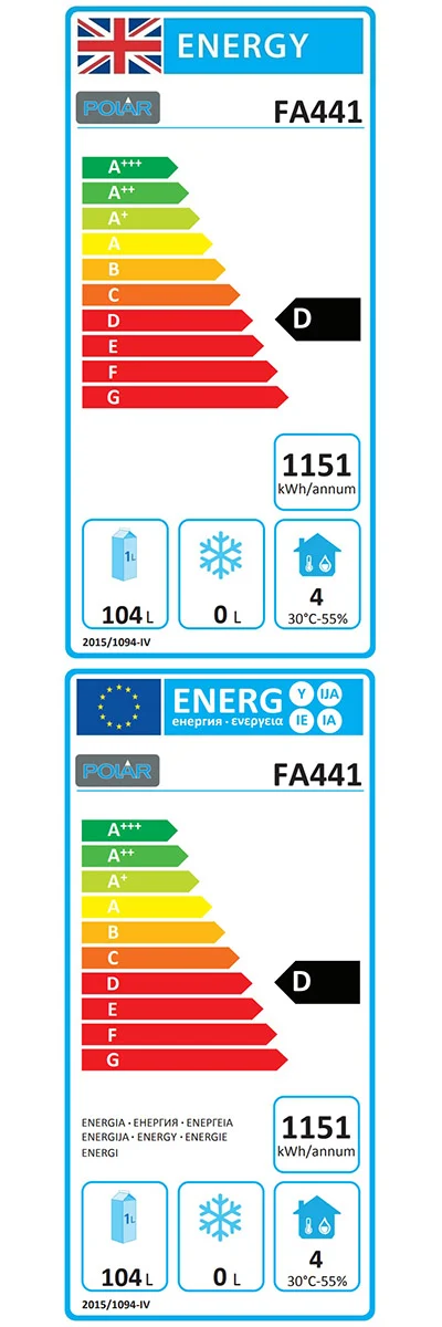 G-Series FA441 Medium Duty 368 Ltr 9 Drawer Stainless Steel Refrigerated Prep Counter Energy Rating