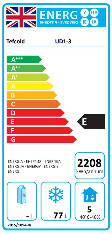 FS1220 215 Ltr Upright Single Glass Door White Display Fridge Energy Rating