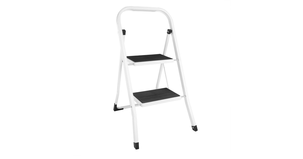 Werner 2 -Step 225-lb Capacity Steel Foldable Step Stool In The Step Stools Department At - View #10