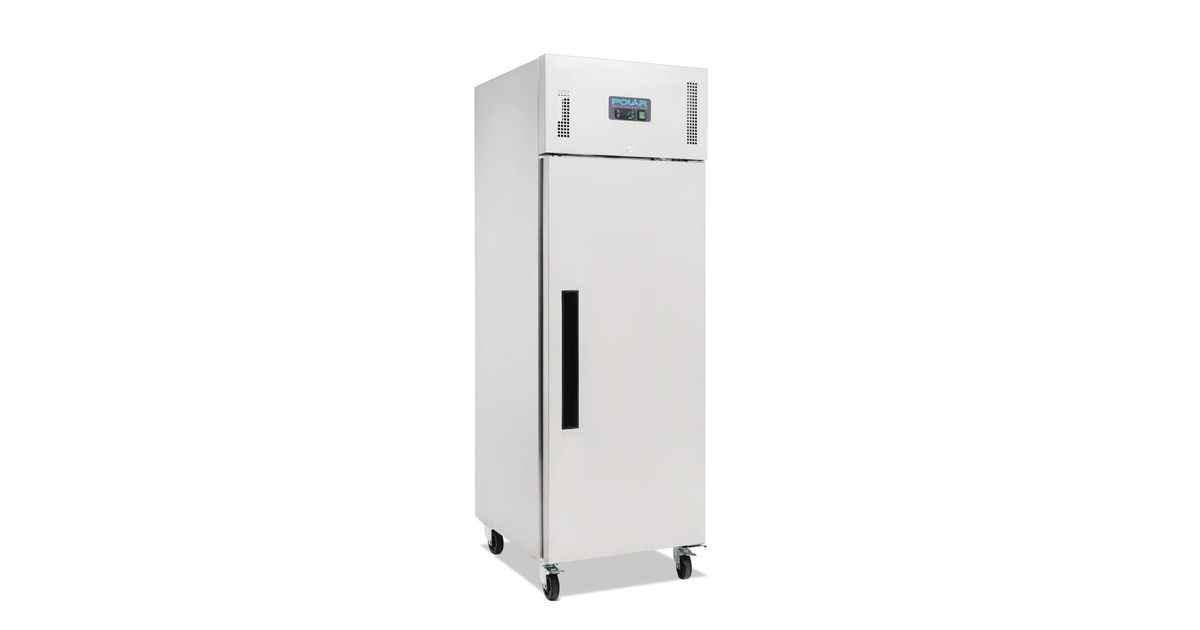 Polar G-Series G593 600 Ltr Upright Single Door Stainless Steel Freezer ...