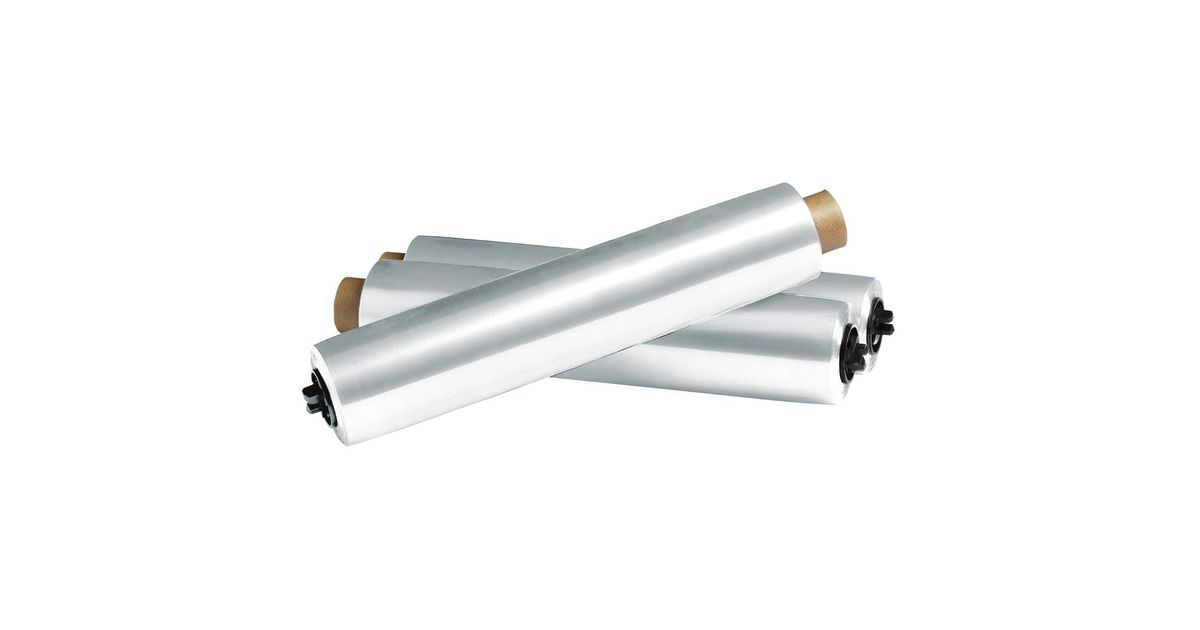 WRAPOK Distributore Di Pellicola Trasparente Rotolo, In Plastica Per Catering E Taglierina, Per Cucina, 300 Mm X 100 M - Foto 6
