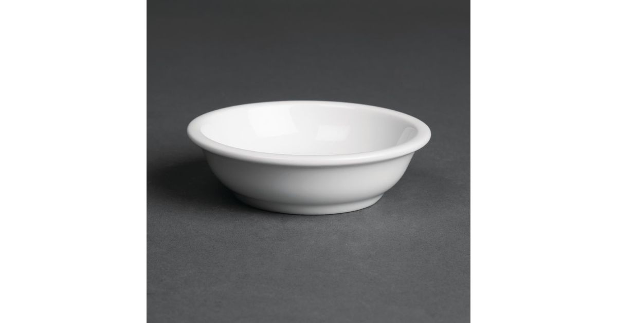 Royal Porcelain Classic White CG066 Butter Ramekins 80mm (Pack of 12 ...