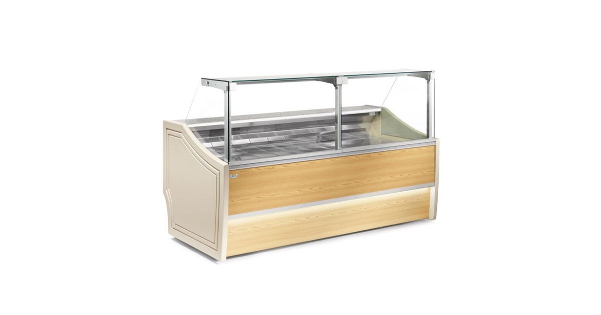 Zoin Pagoda PG200B 2000mm Wide Deli Serve Over Display Counter Fridge ...