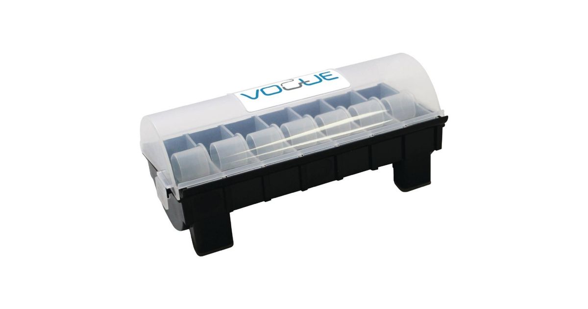 Toiletpapierdispenser Aquarius duo voor kleine rollen zwart 7191