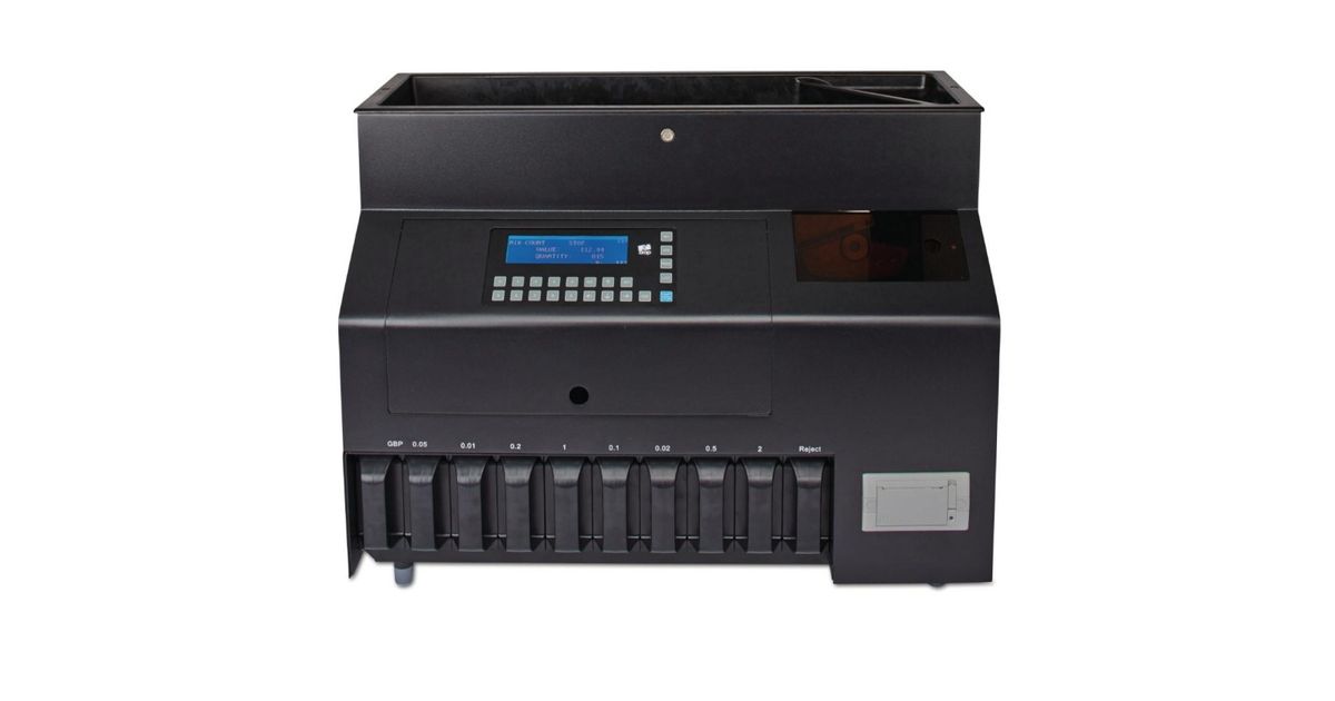 COIN MONEY COUNTER SORTER MACHINE CASH CURRENCY COUNTING GBP AUTOMATIC UK ZZAP E