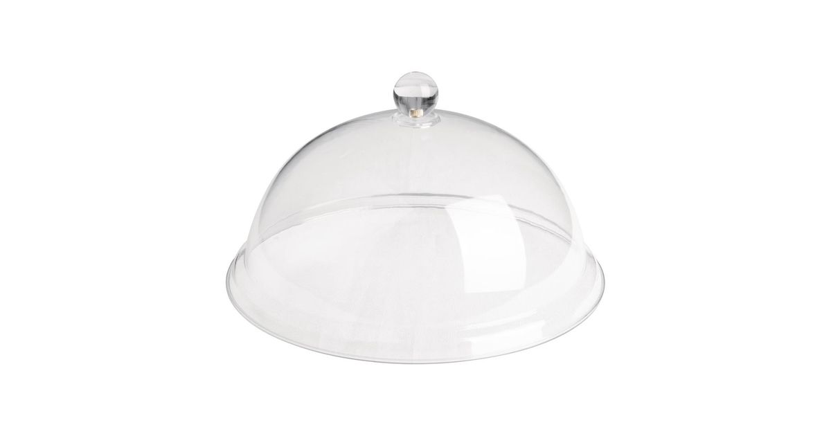 TopStyle Clear Dome Cover For Frost Round Plate U2013 Top Shelf Concepts