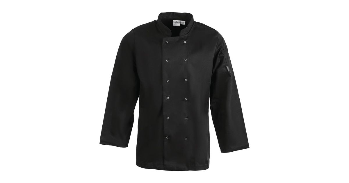 Whites Vegas koksbuis lange mouw zwart - P_A438