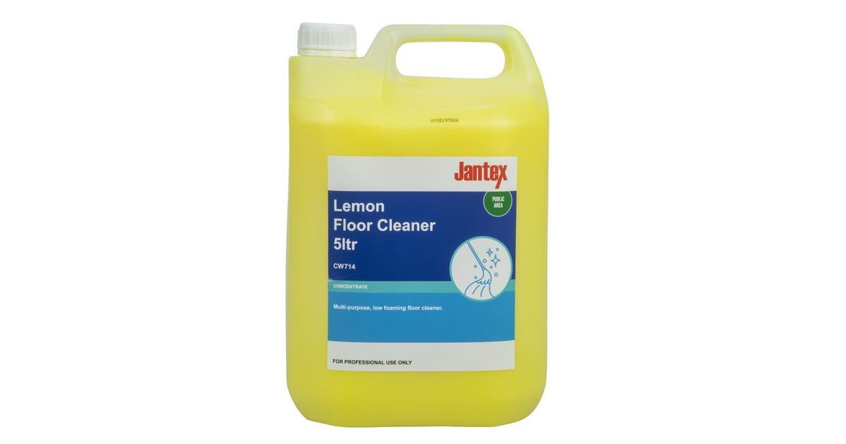 Jantex CW714 Lemon Gel Floor Cleaner Concentrate 5 Ltr | Catering ...