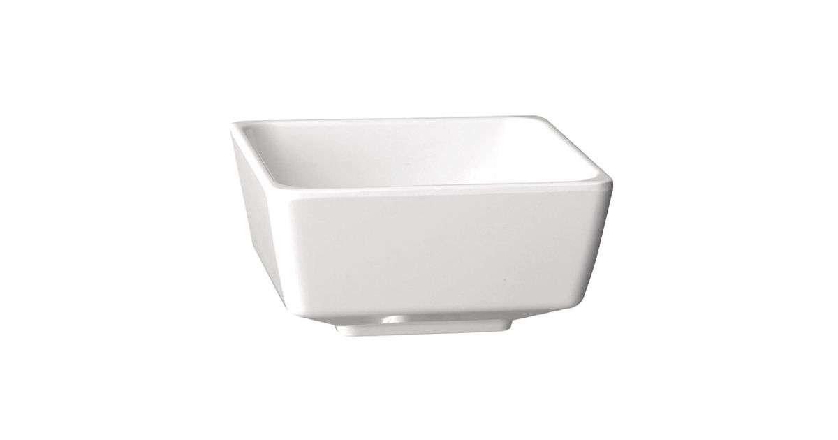 APS Float GF094 White Square Bowl 5