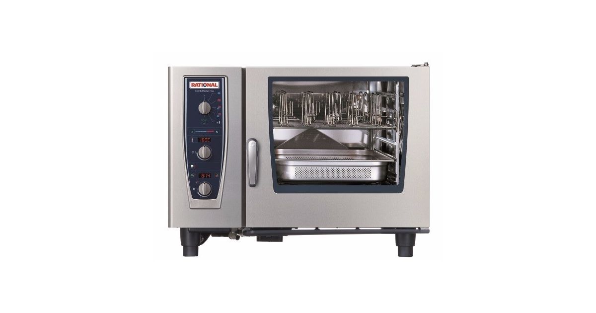 RATIONAL CMP62E 6 Grid 2/1GN Electric CombiMaster Plus Combination