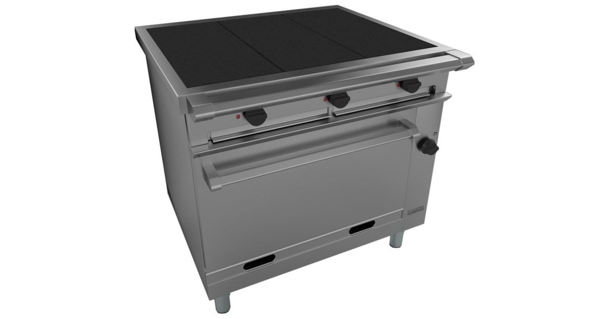Falcon Chieftain 3 Plate Electric Oven Ranges | Catering Appliance