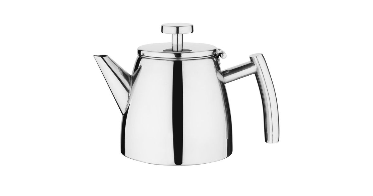 Olympia Conical DP601 Insulated Stainless Steel Teapot with Filter