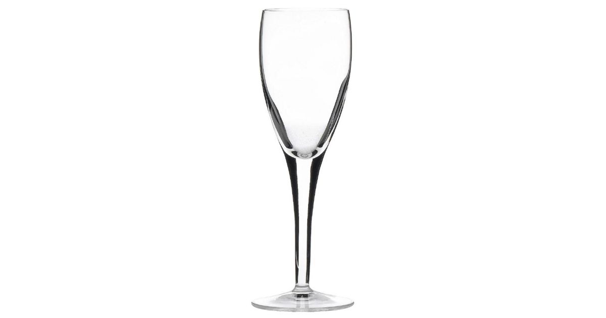 Luigi Bormioli Crescendo 8-Ounce Champagne Flute Glasses, Set Of 4, Crystal SON-hyx