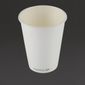 Compostable LV-12 Single Wall Hot Cups White 340ml (Pack of 1000)