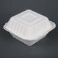 DW246 Bagasse Burger Boxes with Side Ridges 152mm (Pack of 500)