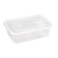 DM181 Plastic Microwavable Containers with Lid Small 500ml (Pack of 250)