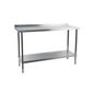 DR027 600mm Fully Assembled Stainless Steel Wall Table with Upstand