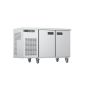 Xtra XR2H Medium Duty 280 Ltr 2 Door Stainless Steel Refrigerated Prep Counter