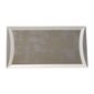 Crushed Velvet FE125 Grey Rectangular Tray 320x160mm (Pack of 6)