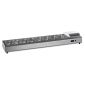 Seal FDB8 8 x 1/3GN Refrigerated Countertop Food Prep Display Topping Unit
