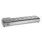 Seal FDB6 6 x 1/3GN Refrigerated Countertop Food Prep Display Topping Unit
