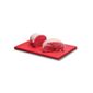 E7856 Polyethylene Chopping Board Red 460x300x20mm