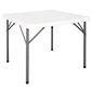 Y807 HDPE Folding Table Square White 3ft