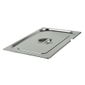 E4721 Stainless Steel 1/4 Gastronorm Notched Tray Lid