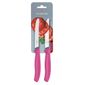 CU555 Serrated Tomato/Utility Knife 11cm Pink (Pack of 2)