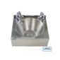 BaSix WS4-TX-BL Stainless Steel Hand Wash Station With AquaTechnix Lever Taps