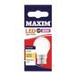FW510 Maxim LED Round BC Warm White Light Bulb 6W/40W