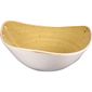 Super Vitrified Stonecast CY737 Triangular Bowls Mustard 185mm (Pack of 12)
