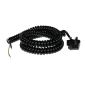 PL157 Curly Cord Plug & Lead for Panther Mobile Hot Cupboards