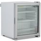 CTF99 99 Ltr Countertop Single Glass Door White Display Freezer