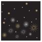 HY180 Lunch Napkin Midnight Sparkle 33x33cm 2ply 1/4 Fold (Pack of 1000)