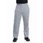 DL712-M Unisex Vegas Chefs Trousers Black and White Check M